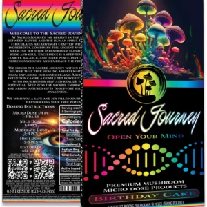 Sacred Journey Chocolate Bar – Birthday Cake 4g