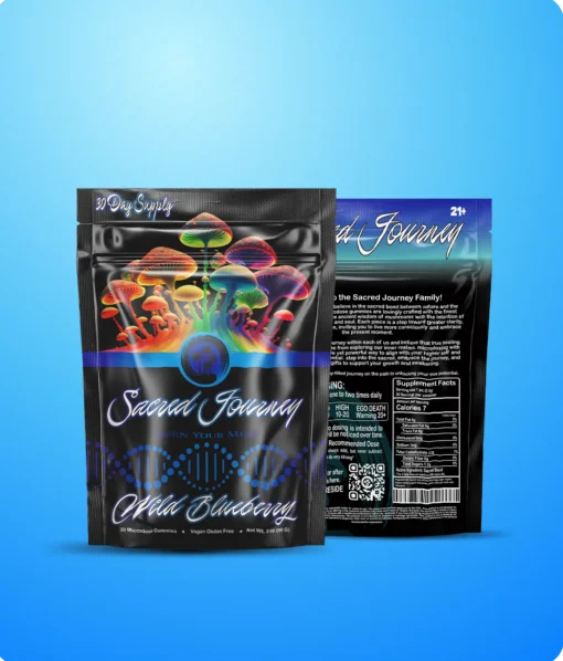 Sacred Journey Gummies – Wild Blueberry 30ct - Image 2