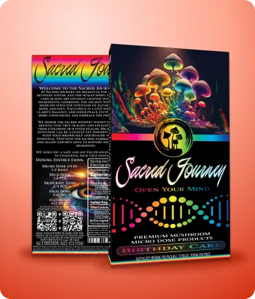 Sacred Journey Chocolate Bar – Birthday Cake 4g - Image 2