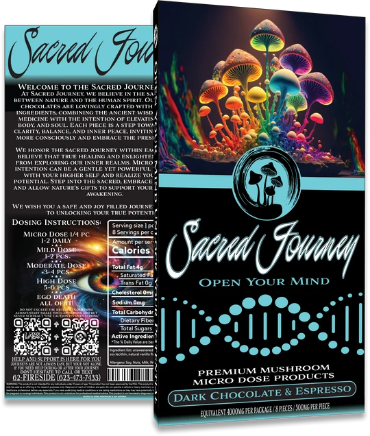 Sacred Journey Chocolate Bar – Dark Chocolate Espresso 4g