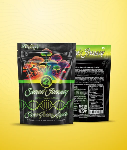 Sacred Journey Gummies – Sour Green Apple 30ct - Image 2