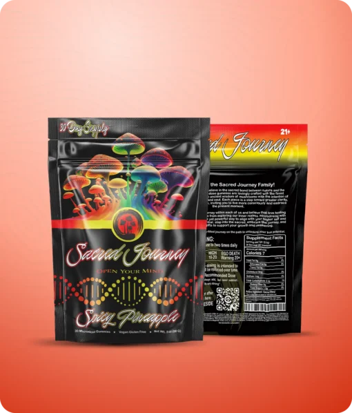 Sacred Journey Gummies – Spicy Pineapple 30ct - Image 2