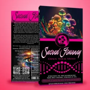 Alternative view of Sacred Journey Chocolate Bar – White Chocolate Strawberry 4g