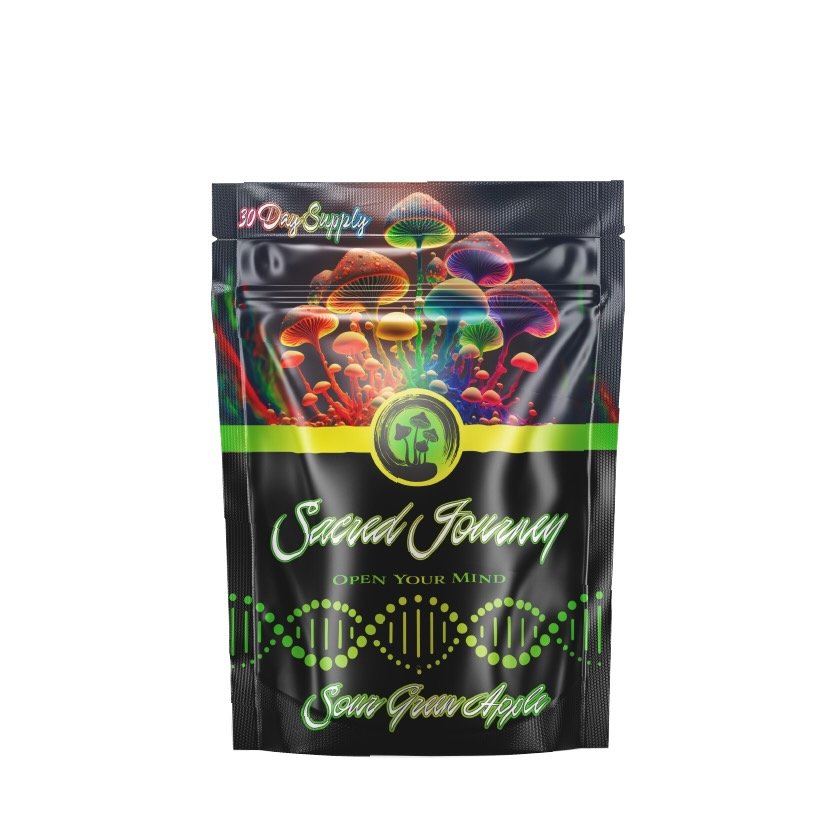 Sacred Journey Gummies – Sour Green Apple 30ct